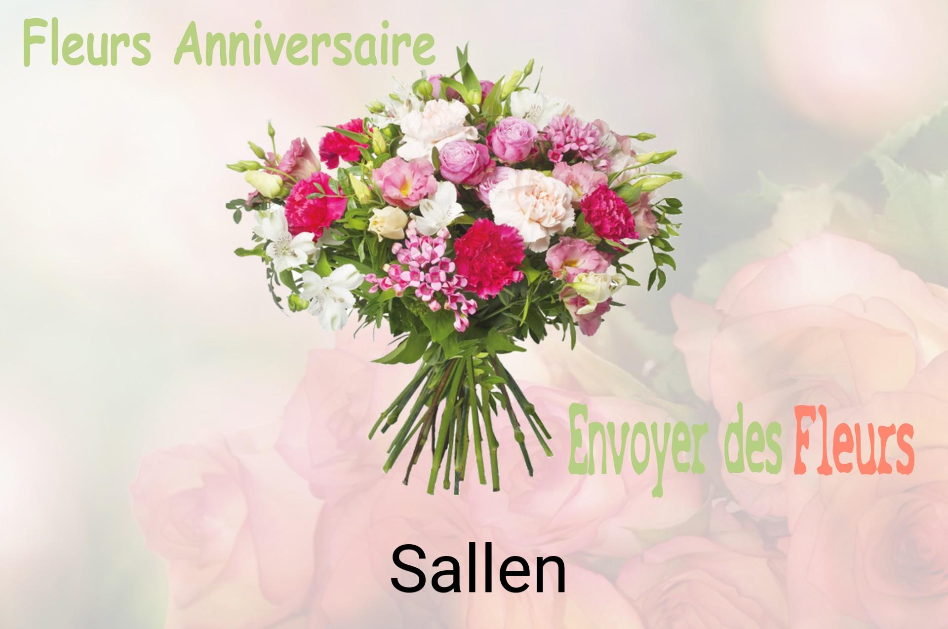 Bouquet de fleurs d’anniversaire livré à Sallen